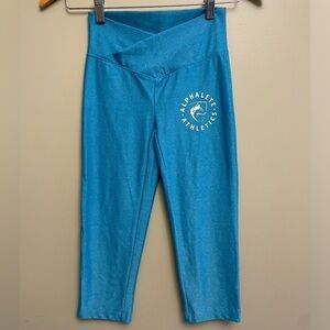 Alphalete Athletics Capri Leggings Blue Small